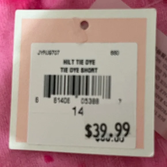 Pink Tie-Dye Shorts - Picture 5 of 5